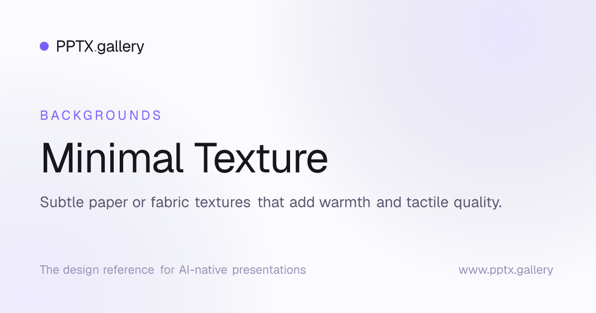 Minimal Texture Background | Slide Design Reference