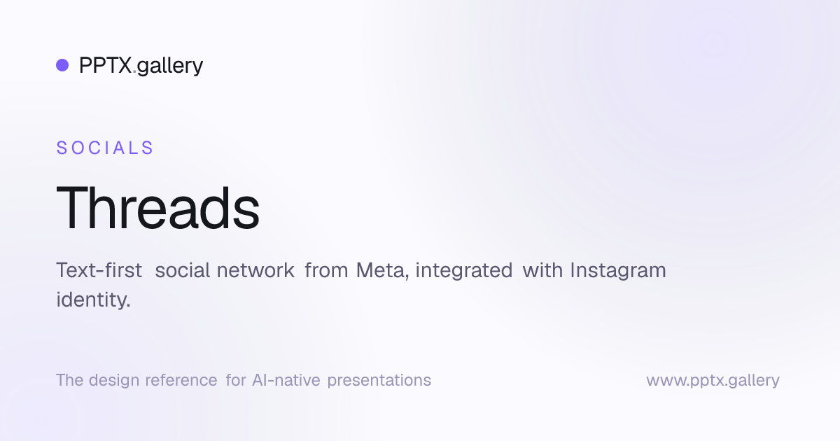 Threads | OPF Social Platform Reference