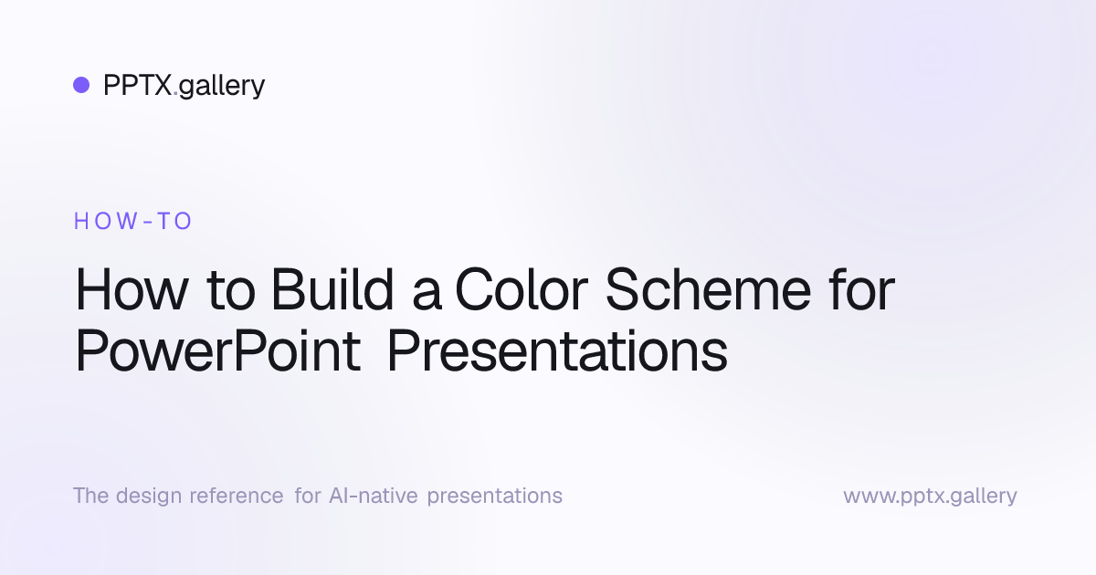 How to Build a Color Scheme for PowerPoint Presentations | Slide Reference