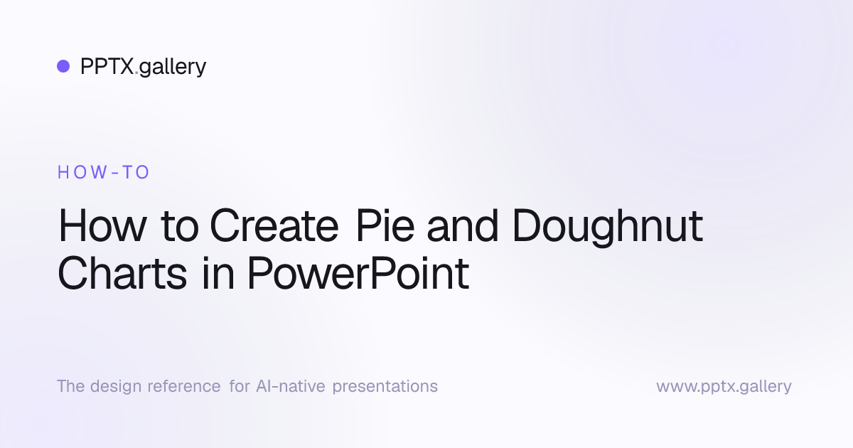 How to Create Pie and Doughnut Charts in PowerPoint | Slide Reference