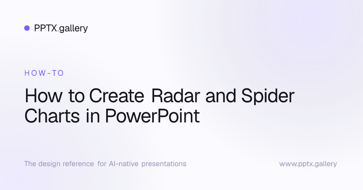 How to Create Radar and Spider Charts in PowerPoint | Slide Reference