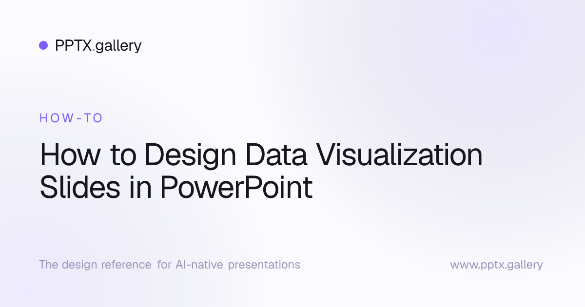 How to Design Data Visualization Slides in PowerPoint | Slide Reference
