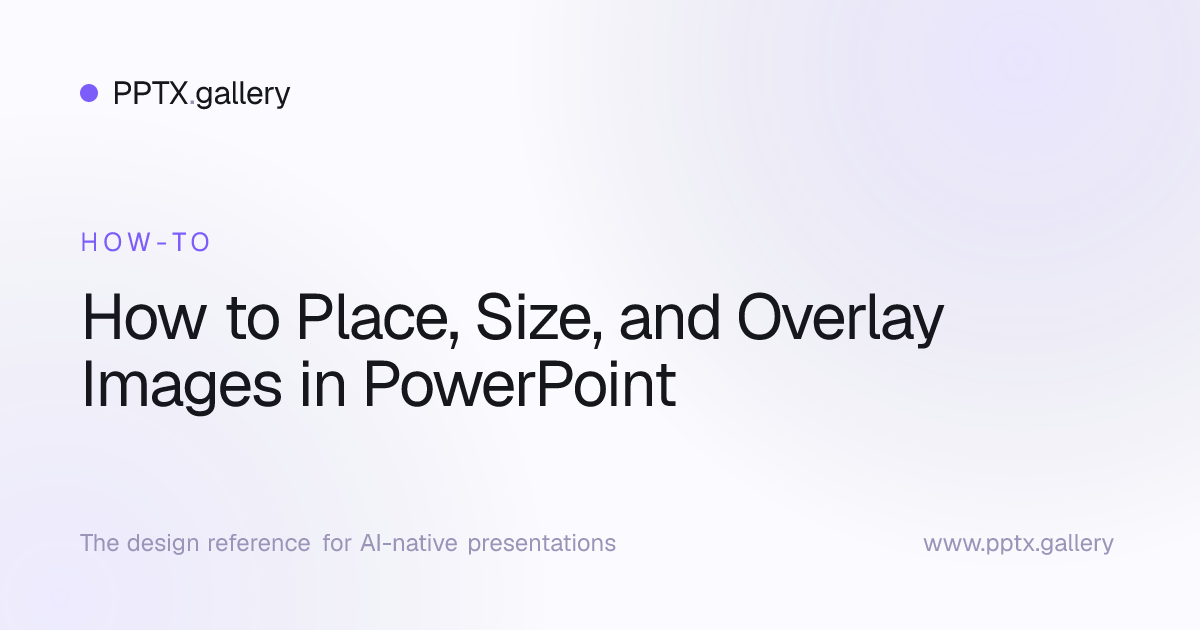 How to Place, Size, and Overlay Images in PowerPoint | Slide Reference