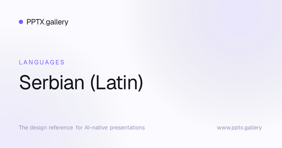 Serbian (Latin) | OPF Language Reference