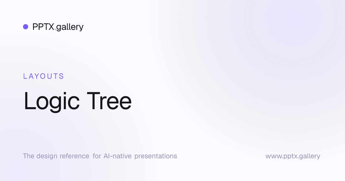Logic Tree Slide Layout | OPF Reference